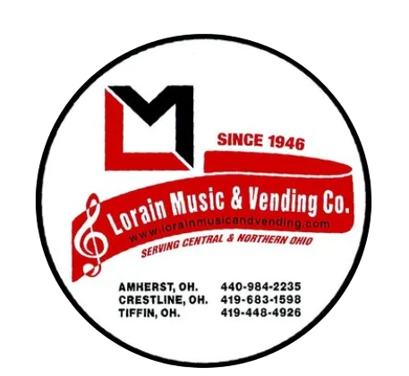 Lorain Music & Vending logo