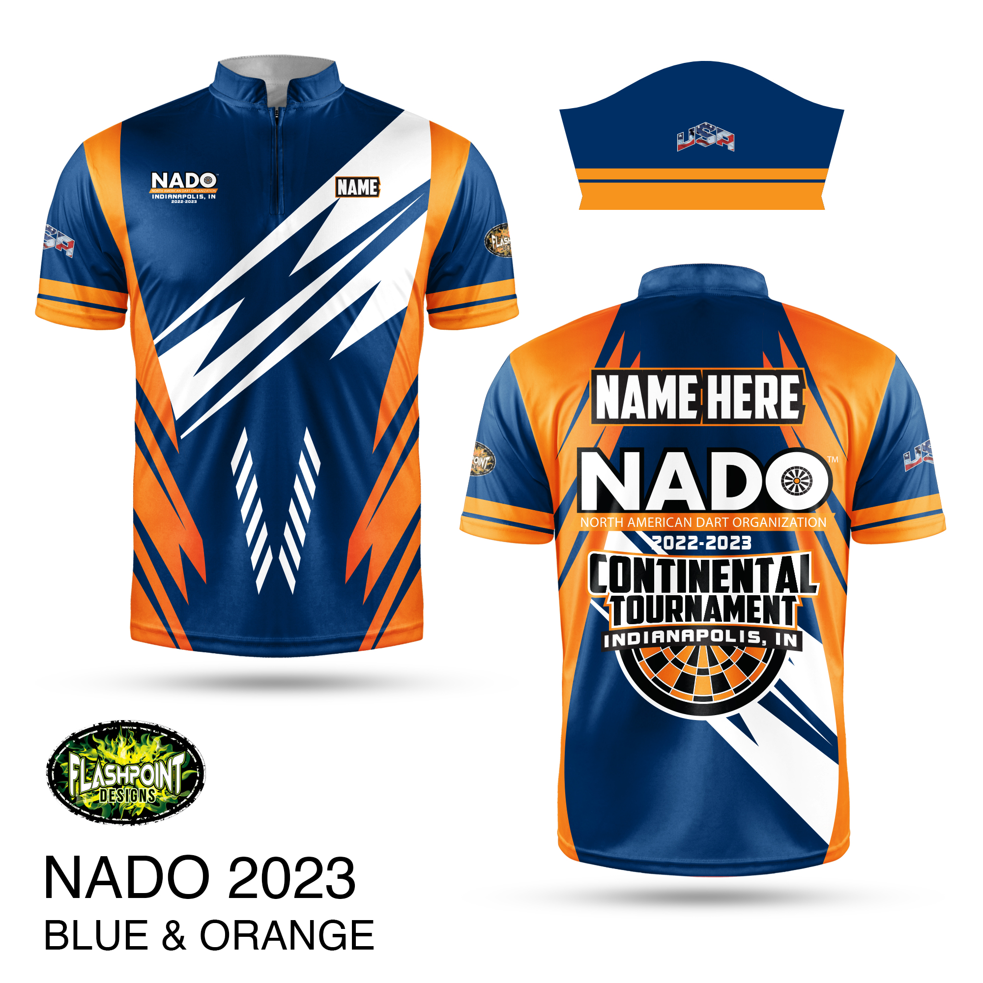 Blue and Orange Finale Jersey
